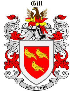 GILL family crest GILL family crest