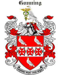 GUNNING family crest GUNNING family crest