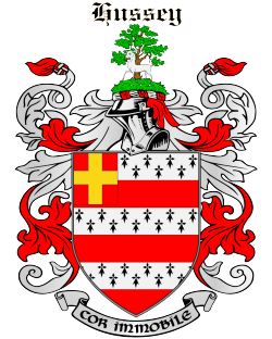 Hussey family crest