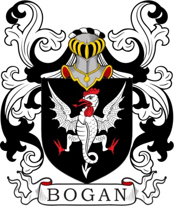Bogan family crest Bogan family crest