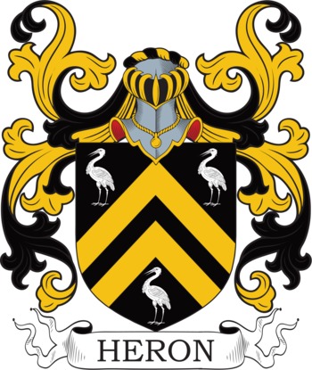 HERON family crest HERON family crest