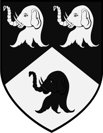 Saunders family crest Saunders family crest